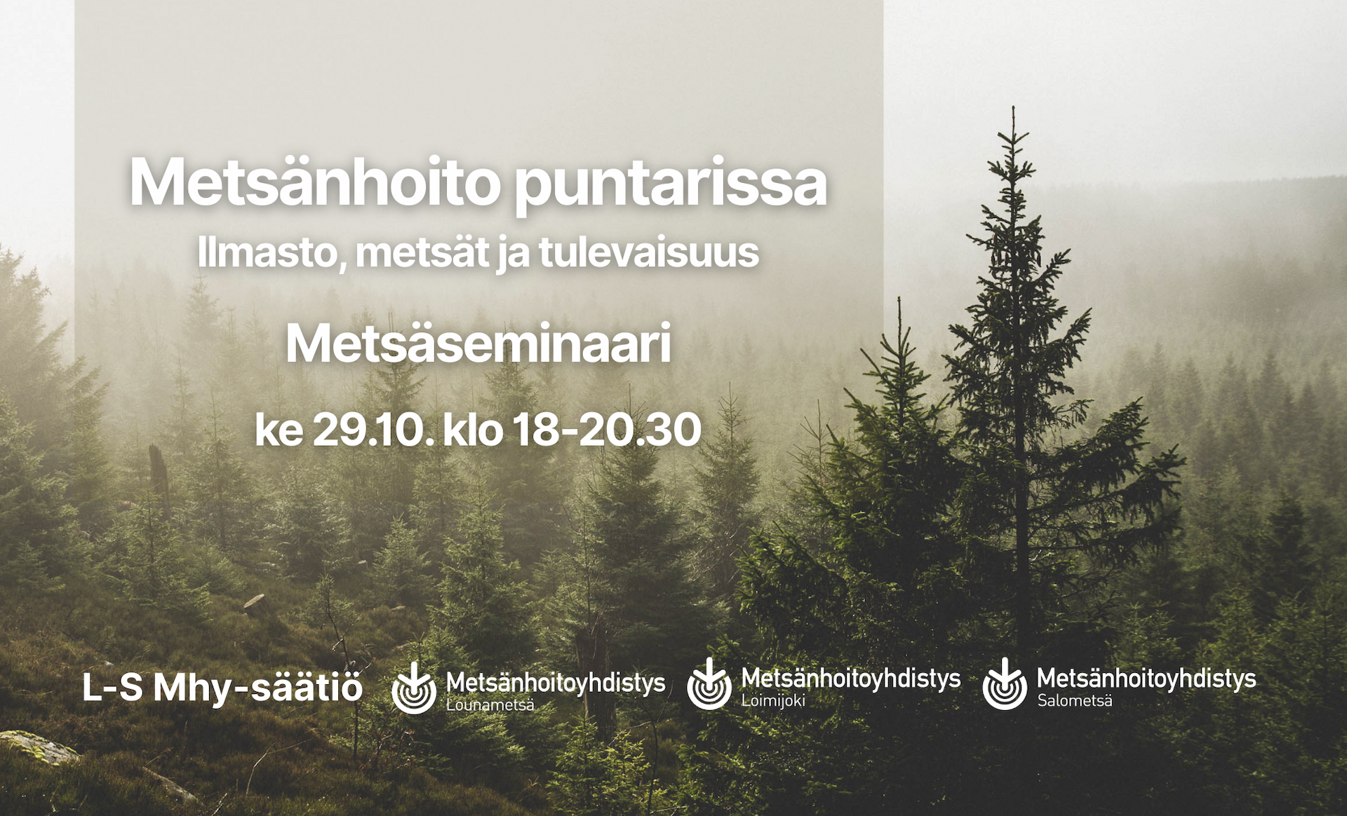 Osallistu maksuttomaan Metsäseminaariin!
